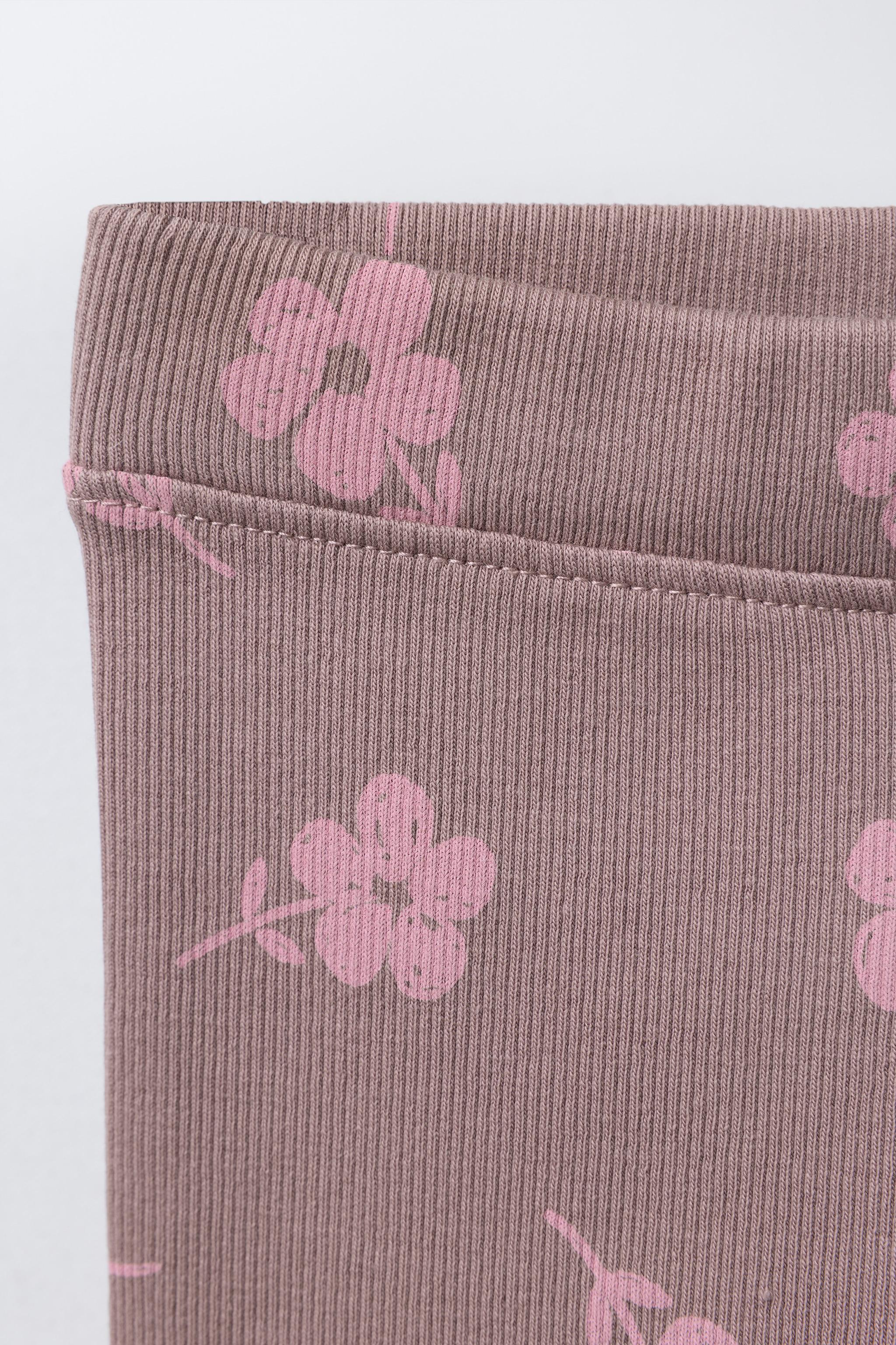 FLORAL SWEATSHIRT AND LEGGING SET